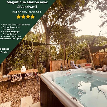 Maison Dans Les Arbres, Spa, Tennis, Parking Nîmes Buitenkant foto